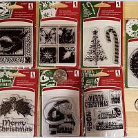 Inkadinkado Mini Clear Stamp Set - Christmas
